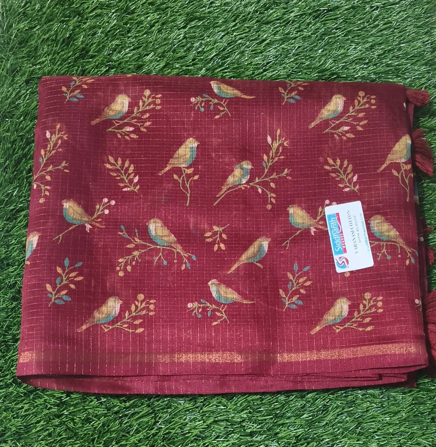 Varanasi cotton(red)